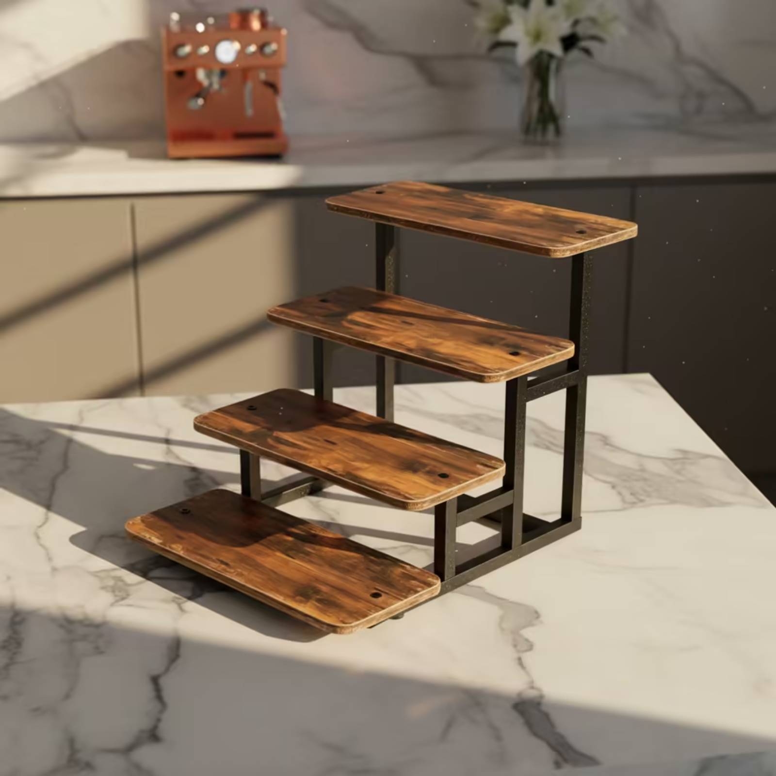 Display Risers Set - Soporte de exhibición de 4 niveles