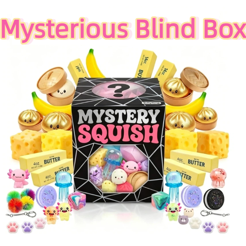Mystery Box Blind Bag - 100 Estilos de Juguetes Sensoriales Antiestrés,