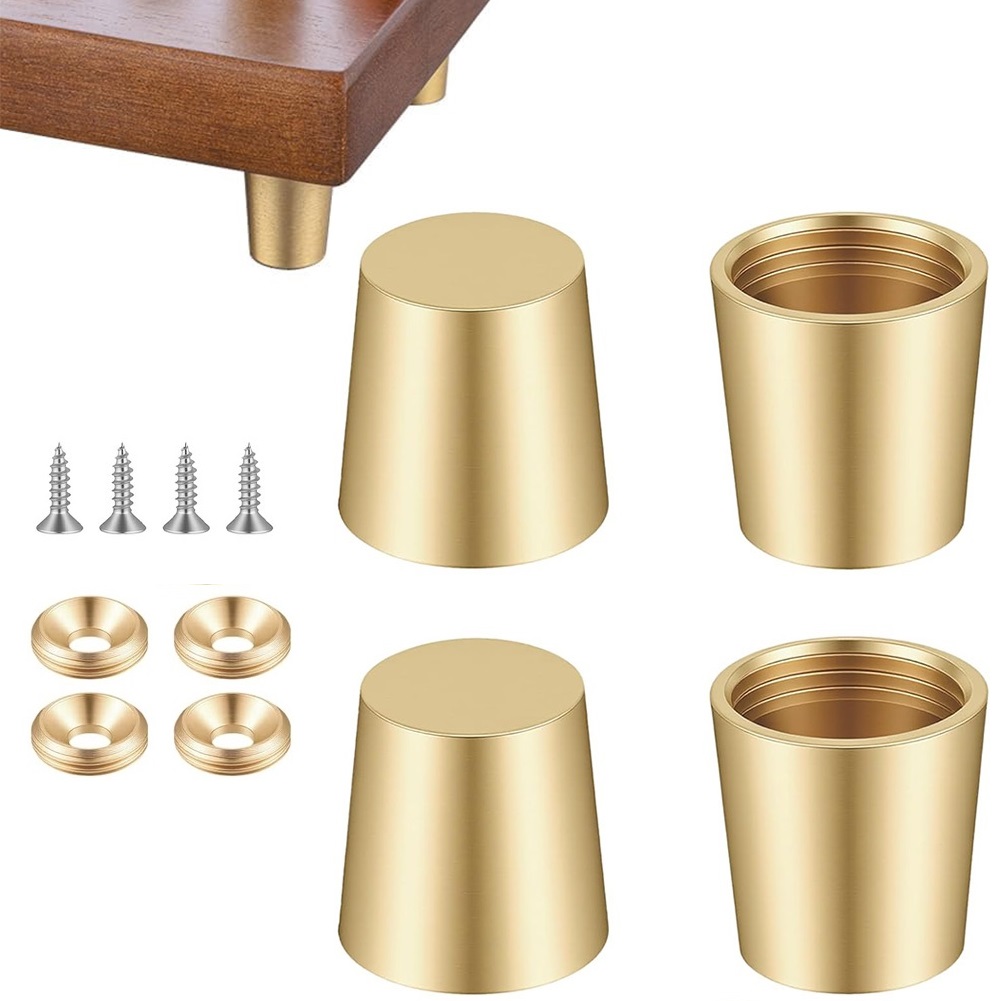 Display Risers Set - 4 pzs. Patas de latón para