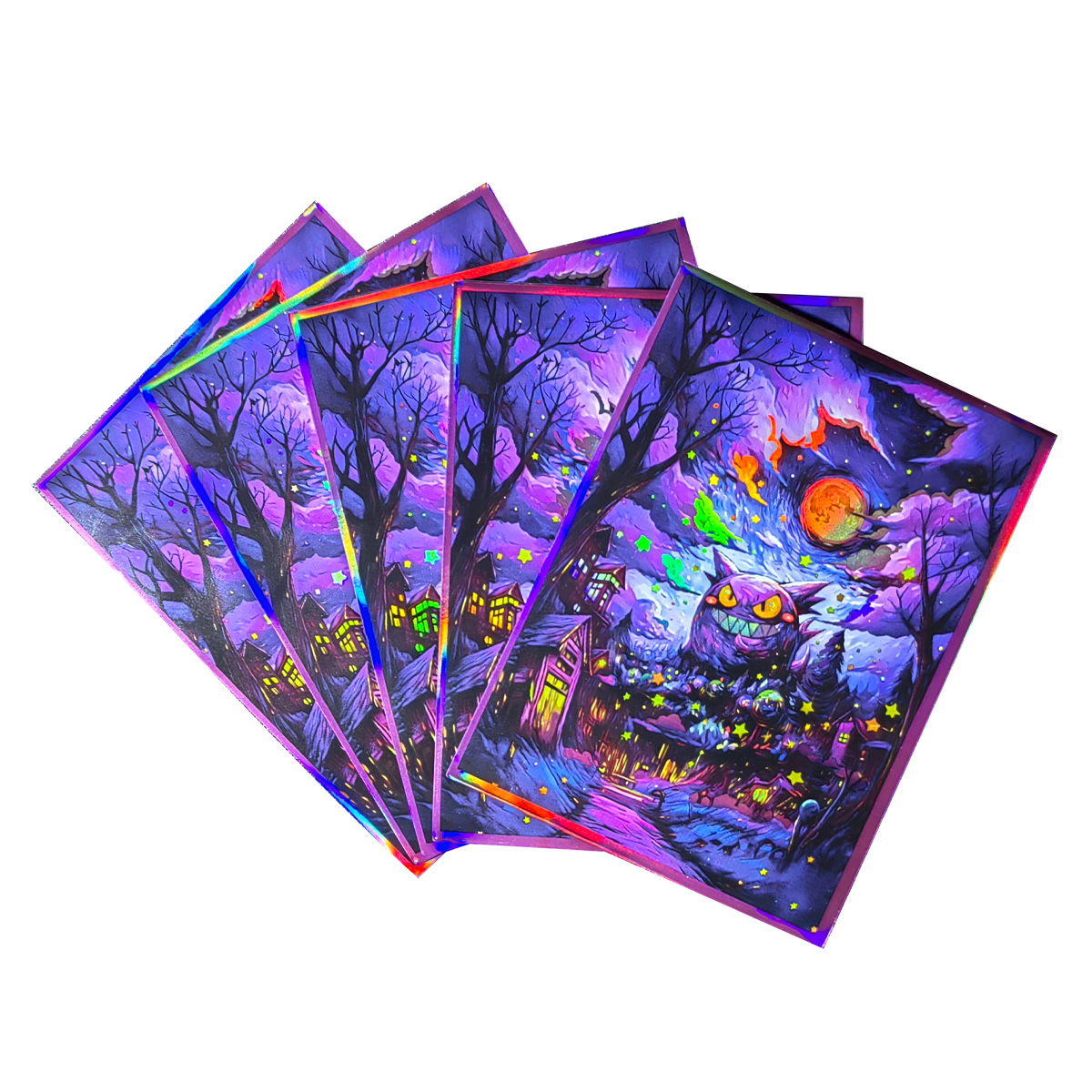 Card Penny Sleeve - 60 fundas holográficas para tarjetas Pokemon
