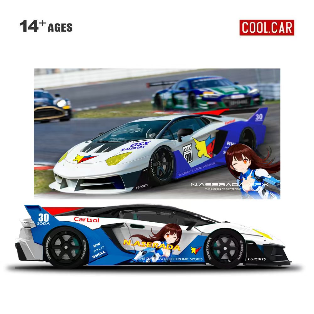 Die Cast Car 1 64 - Cool Car 1:64 GTEVO Superrace, Modelo