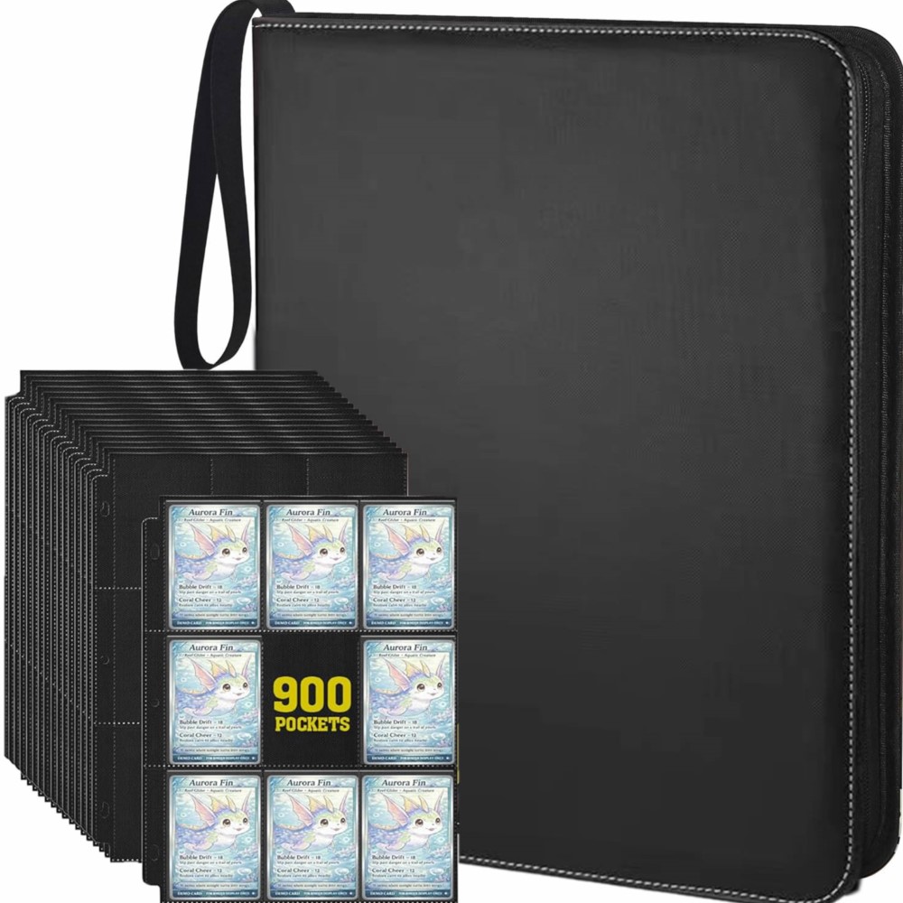 Trading Card Binder - Álbum para Tarjetas con 900 Bolsillos,