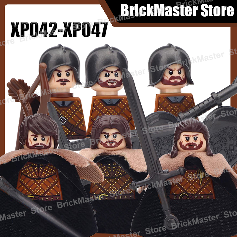 Lego Minifigure Holder - MOC-figuras de soldado guerrero, caballero militar