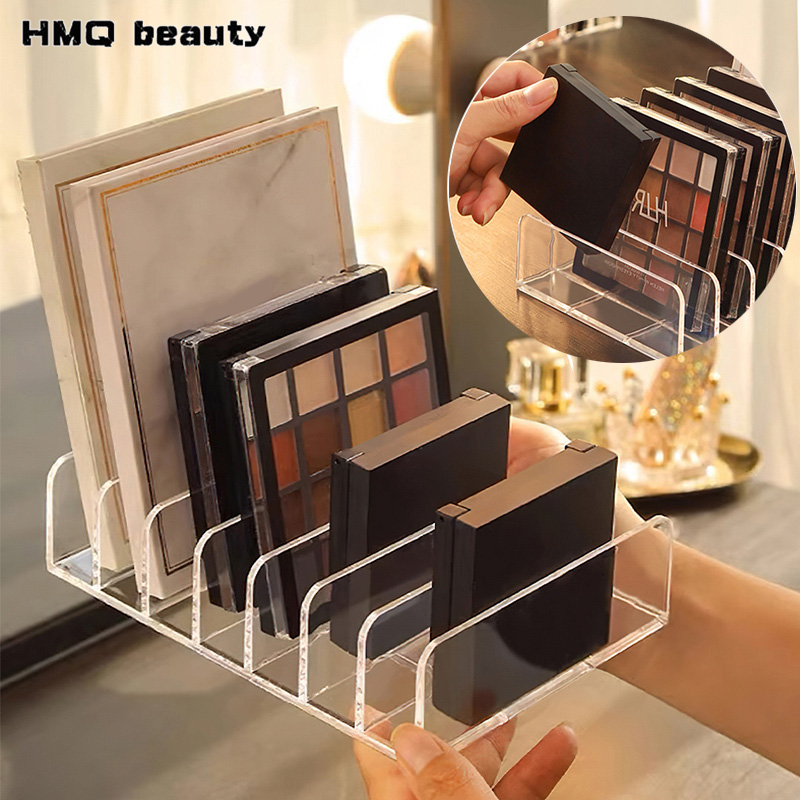 Display Case Acrylic - Organizador de maquillaje de 7 compartimentos,