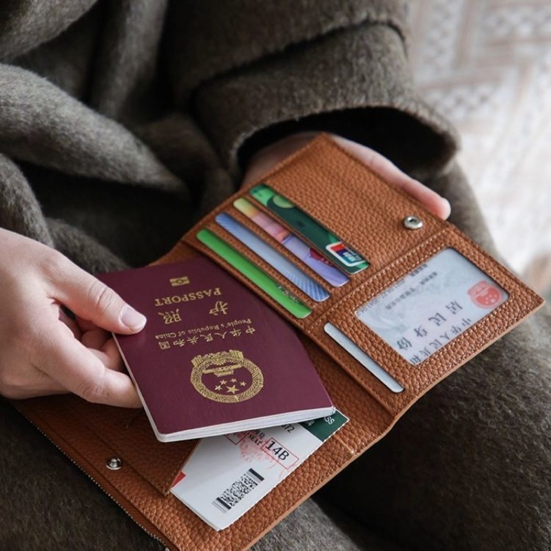 Funda de cuero para pasaporte, - Card Top Loader reseña y precio