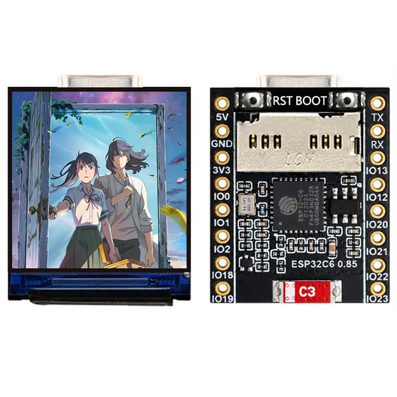 Placa de Desarrollo ESP32 C6 c - Graded Card Display reseña y precio