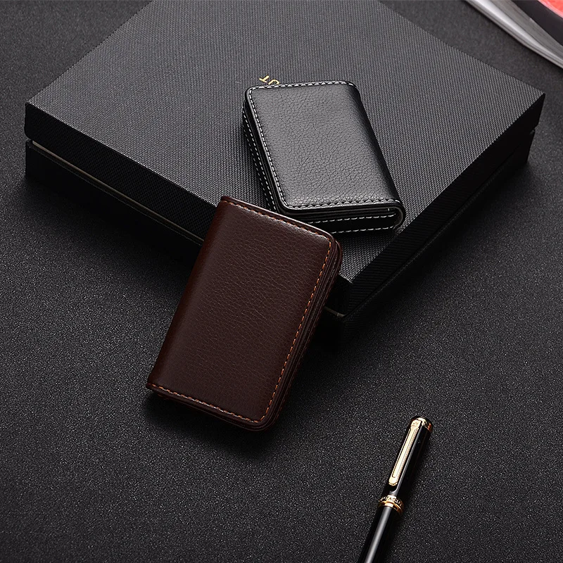 Tarjetero de Cuero PU 2026 con - Card Top Loader reseña y precio