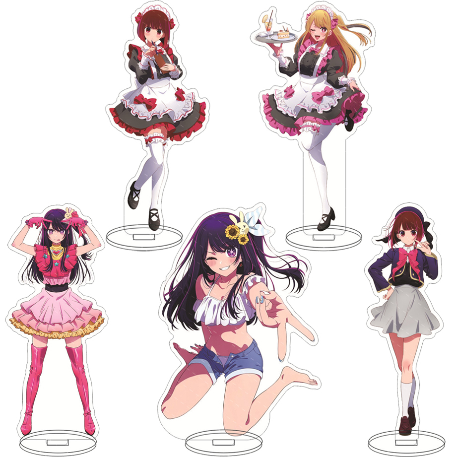 Figura de anime de 16 cm Oshi  - Figma Stand Set reseña y precio