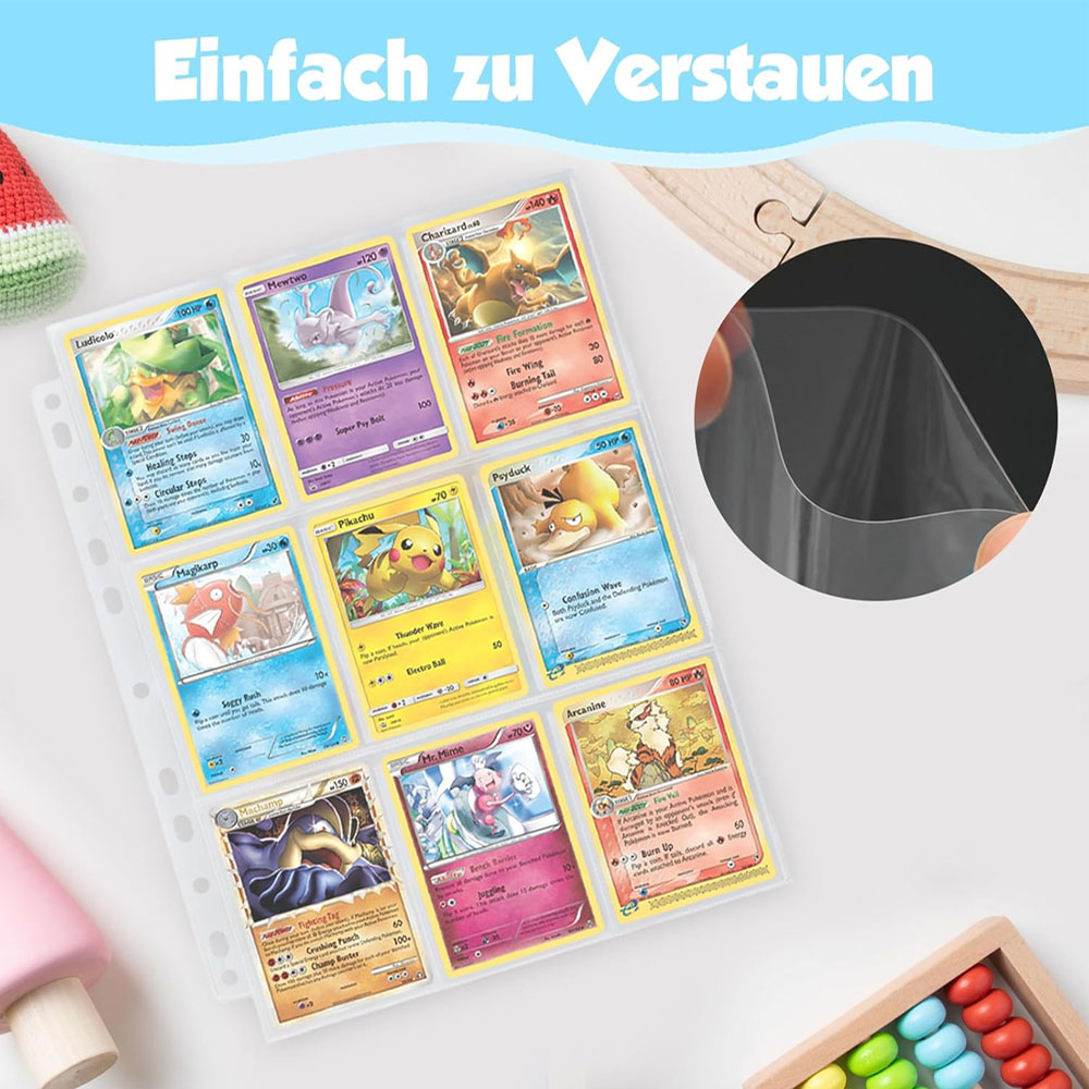 90 Fundas para Tarjetas Colecc - Trading Card Binder reseña y precio