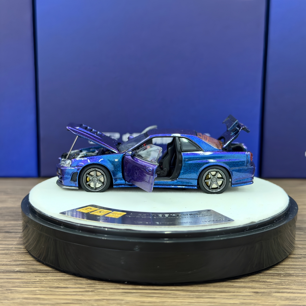 PGM 1:64 Liberty Walk GTR R34  - Die Cast Car 1 64 reseña y precio