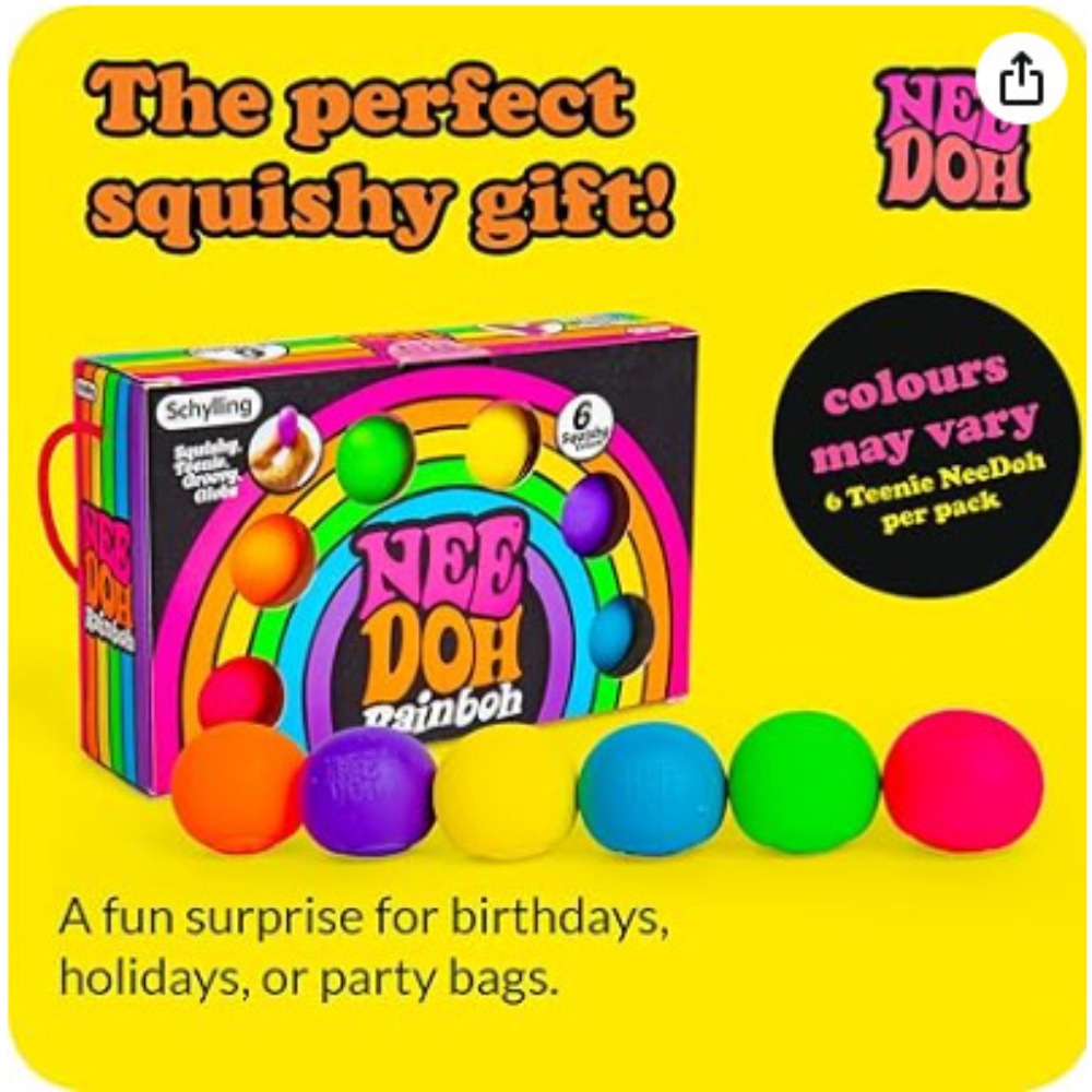 Nuevo Schylling Needoh Rainbow - Mystery Box Blind Bag reseña y precio