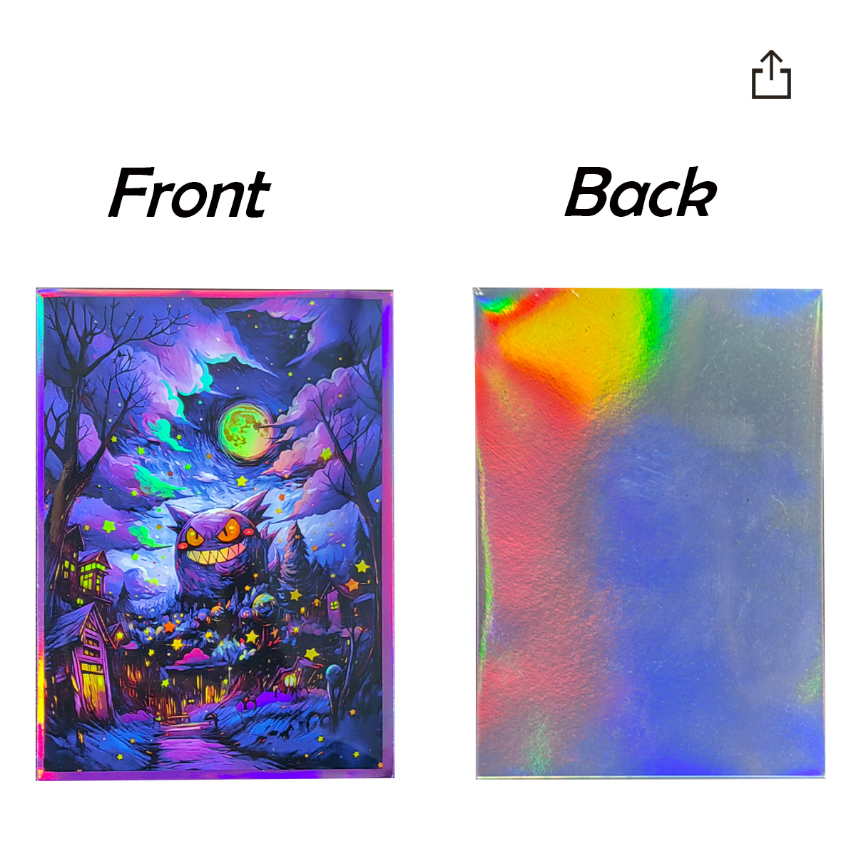 60 fundas holográficas para ta - Card Penny Sleeve reseña y precio