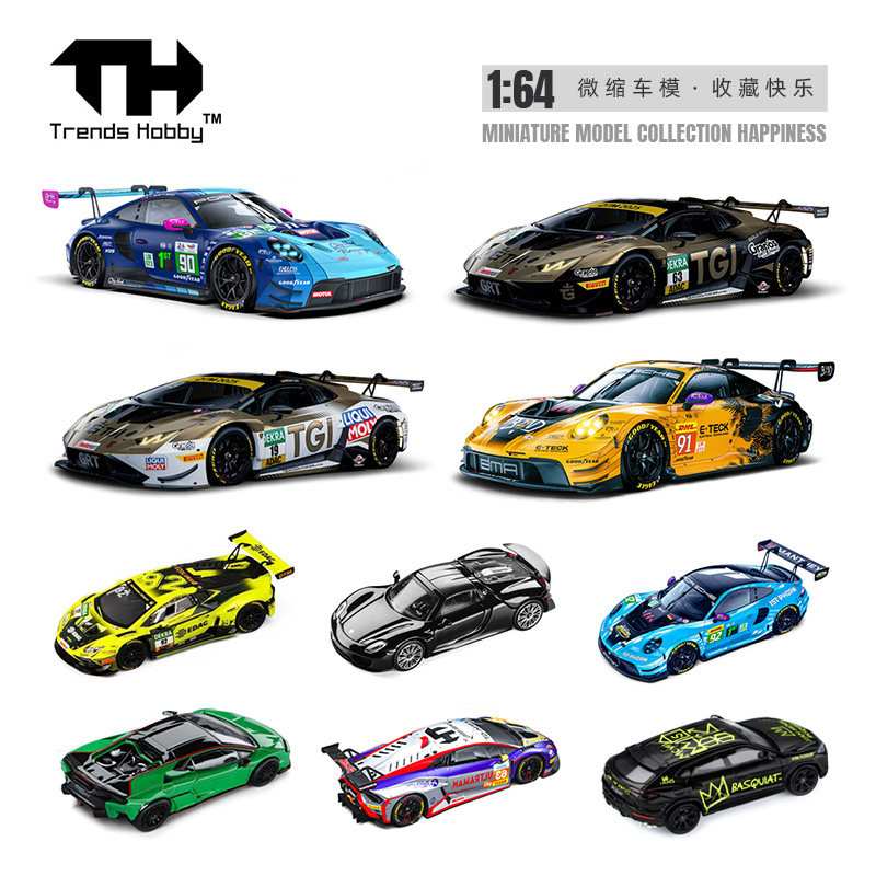 TH 1/64 Porsche 911 GT3 R LeMa - Die Cast Car 1 64 reseña y precio