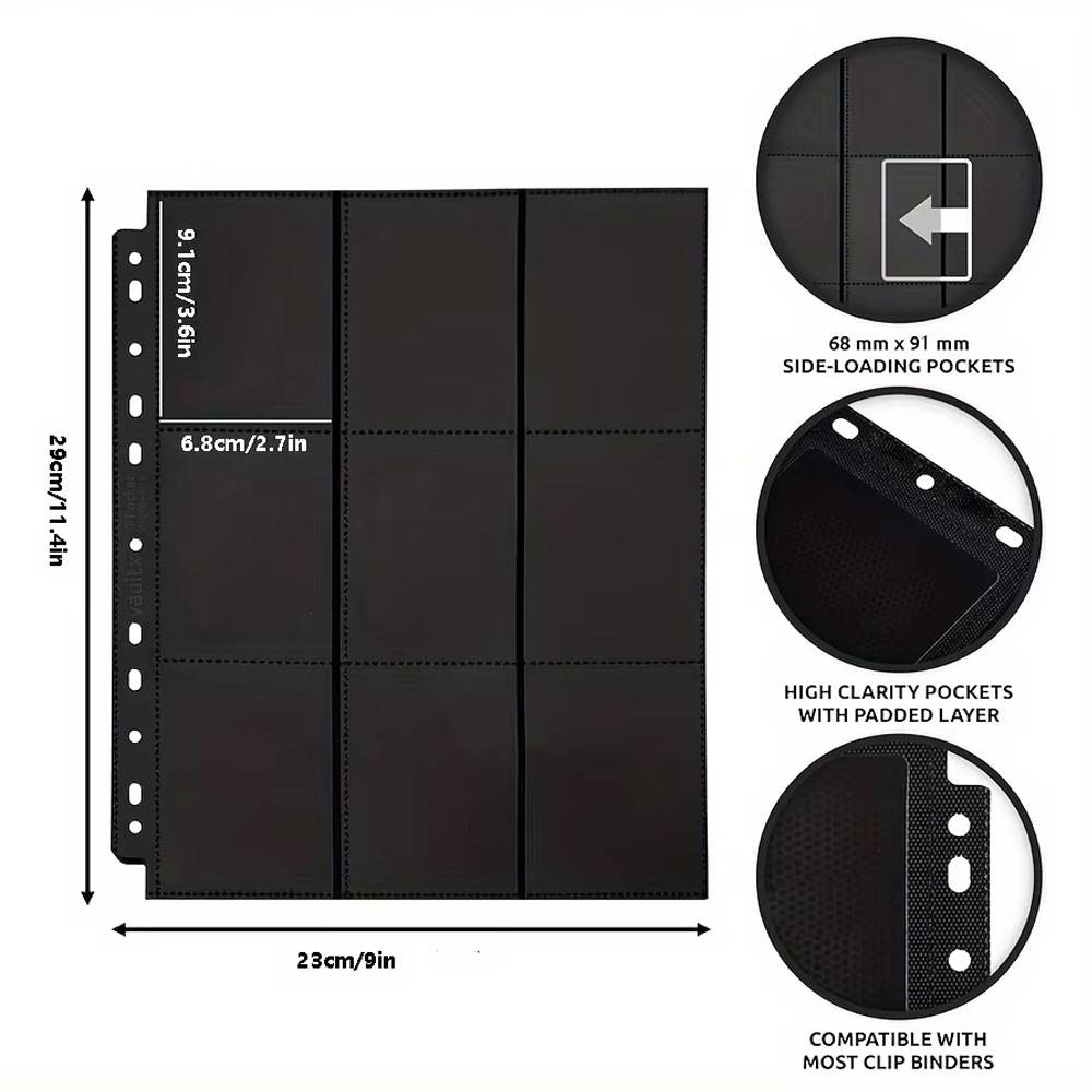 Paquete de 10 carteras de alma - Trading Card Binder reseña y precio