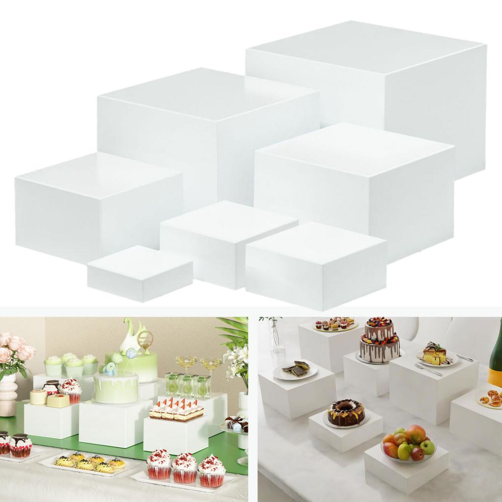 7 piezas de caja de exhibición - Display Risers Set reseña y precio