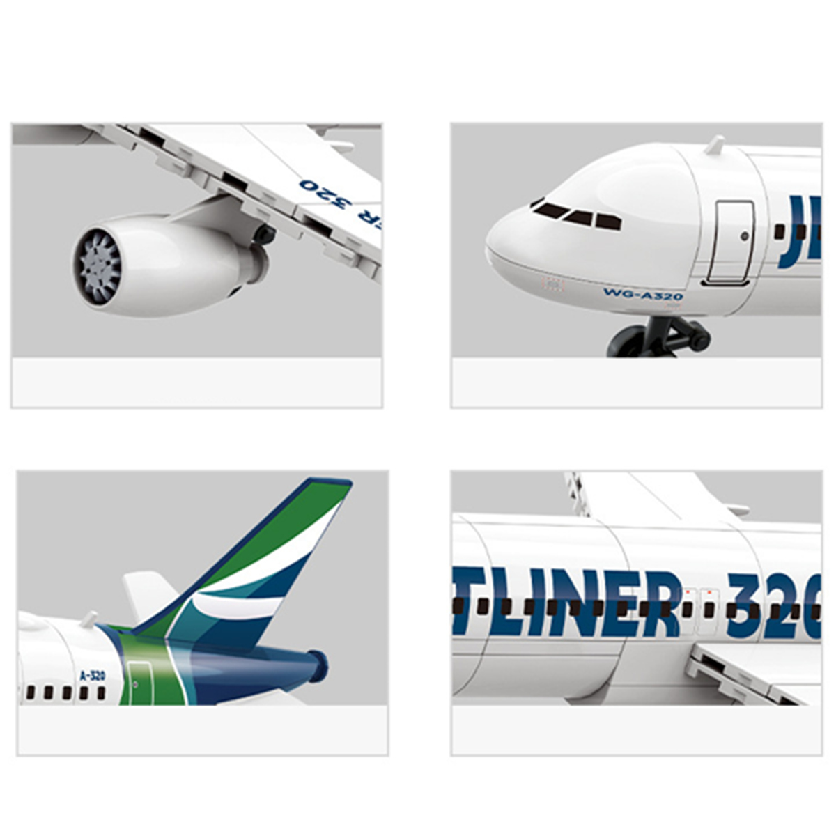Modelo de Avión A320, Kit de C - Model Airplane Plastic reseña y precio