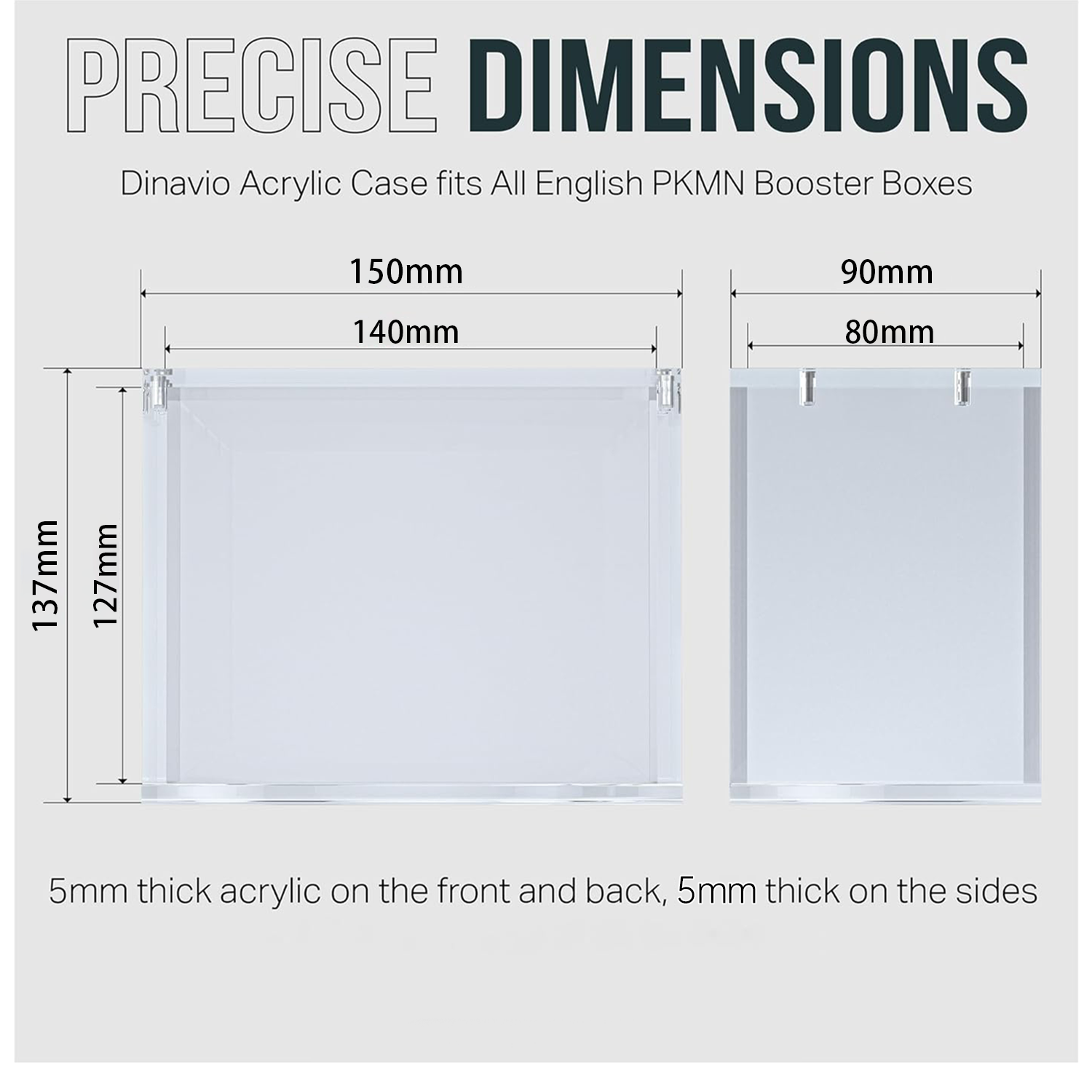 Caja de acrílico moderna magné - Display Case Acrylic reseña y precio