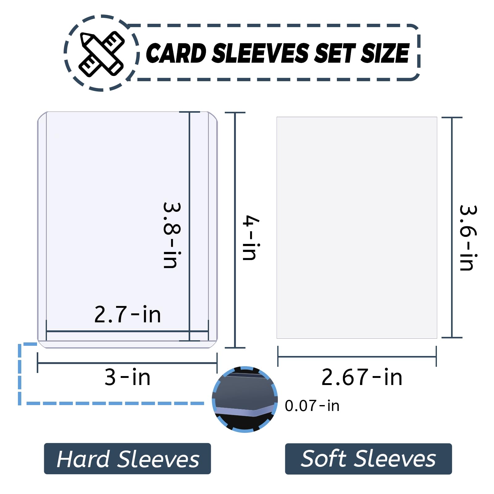 Fundas para tarjetas de 100-60 - Card Penny Sleeve reseña y precio