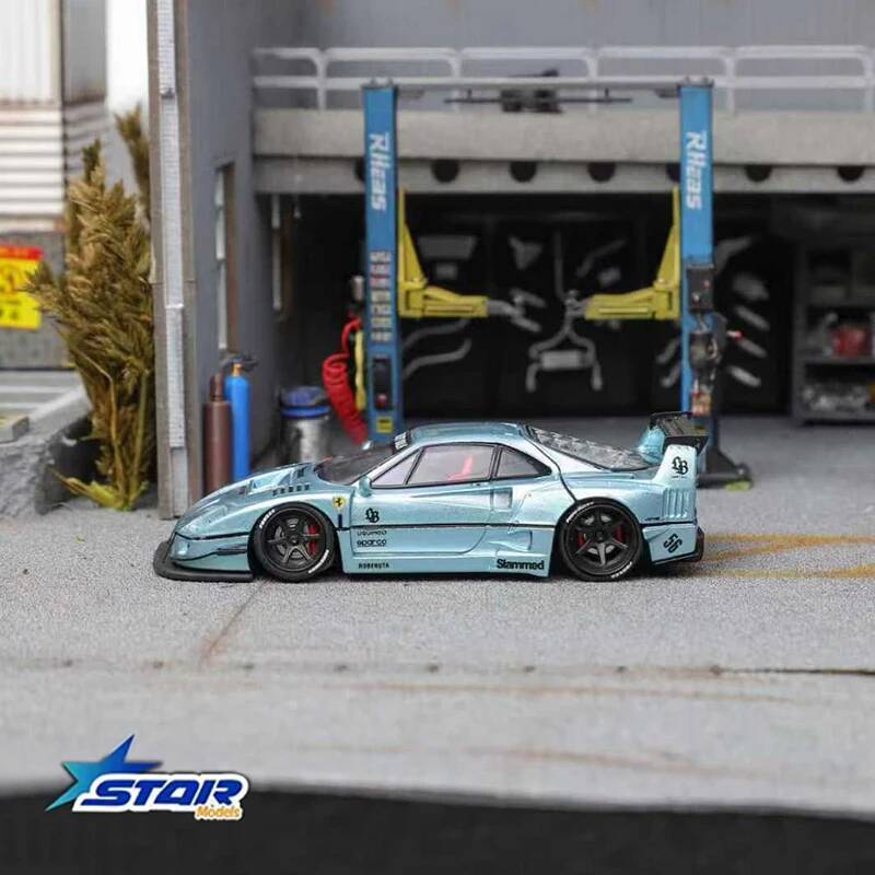 STAR 1:64 LBWK F40 hielo azul  - Die Cast Car 1 64 reseña y precio